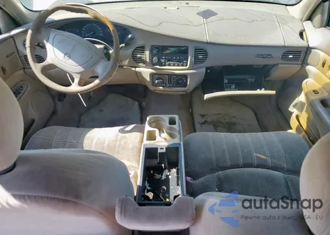 2001 Buick Century Custom z USA, uszkodzony, nr VIN 2G4WS52J011175695